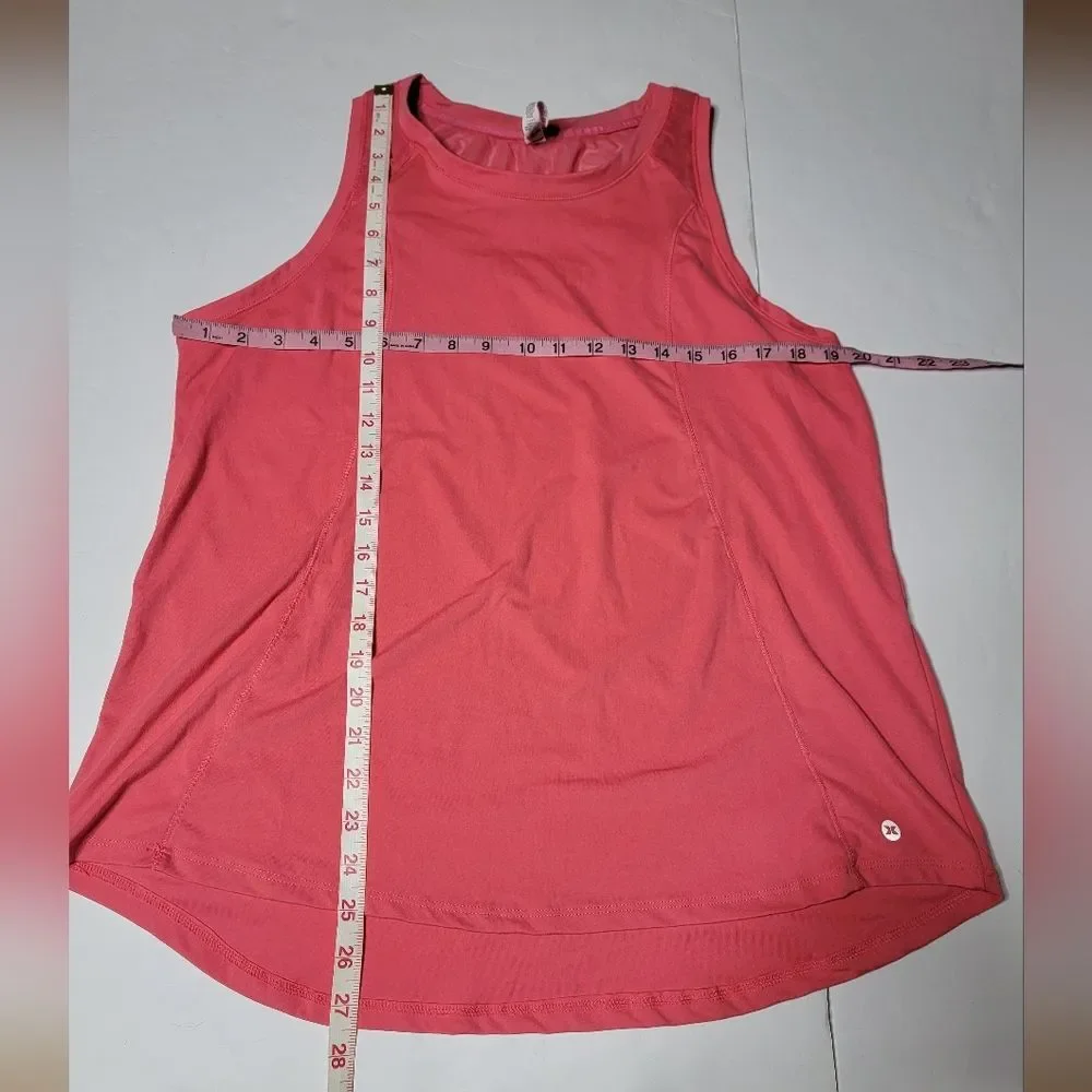 RBX Coral Pink Athletic Tank Top Mesh Back Size XL